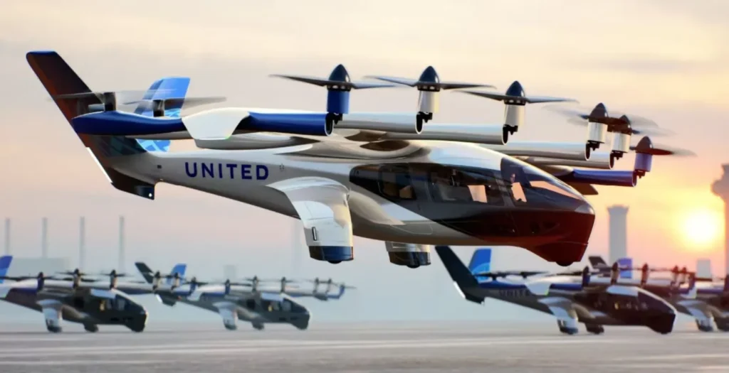 Come sarà probabilmente il taxi volante di United Airlines